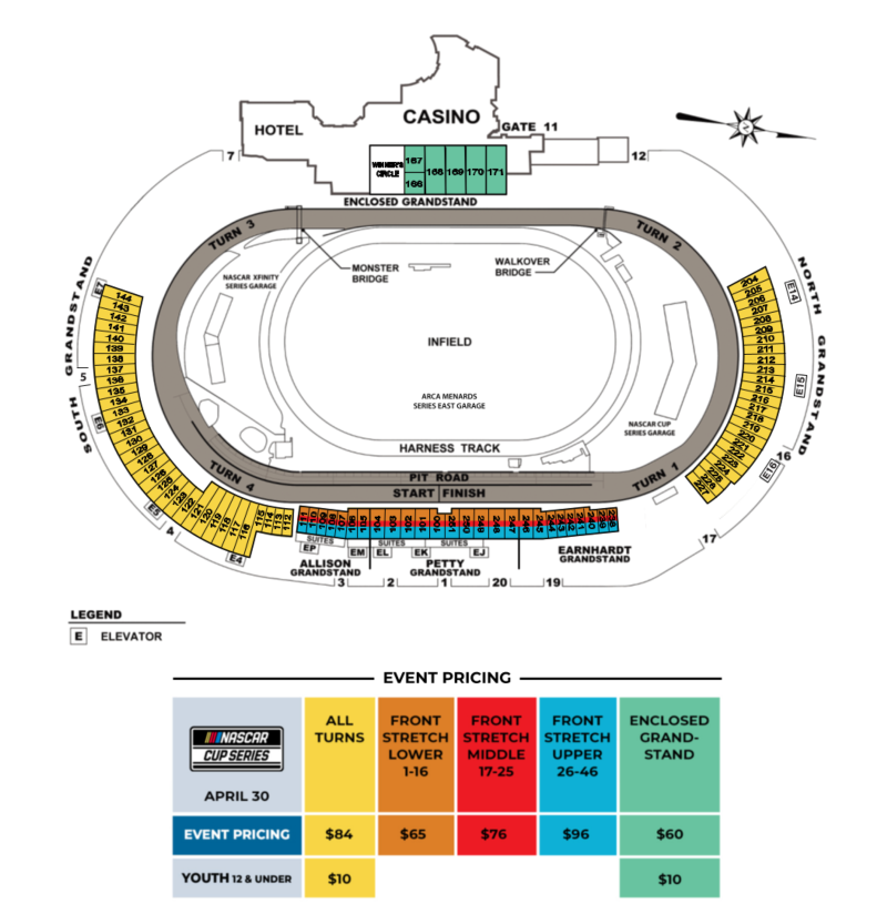 Seating Chart (Sunday)